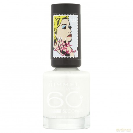 Rimmel Lakier do paznokci 60 Seconds by Rita Ora 8 ml 703 White Hot Love