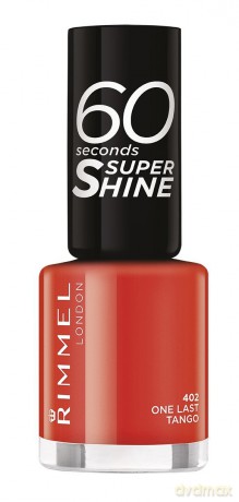 Rimmel Lakier do paznokci 60 Seconds Super Shine 8 ml 402 One Last Tango