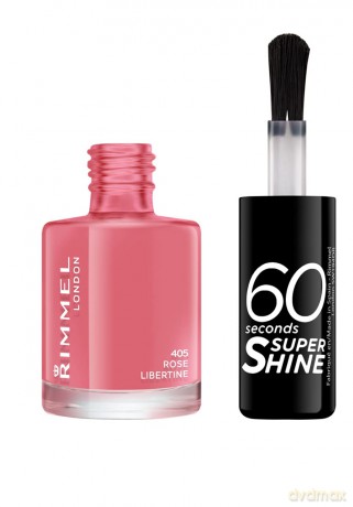 Rimmel Lakier do paznokci 60 Seconds Super Shine 8 ml 405 Rose Libertine