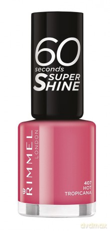 Rimmel Lakier do paznokci 60 Seconds Super Shine 8 ml 407 Hot Tropicana