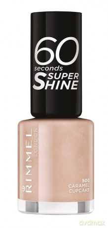 Rimmel Lakier do paznokci 60 Seconds Super Shine 8 ml 500 Caramel Cupcake