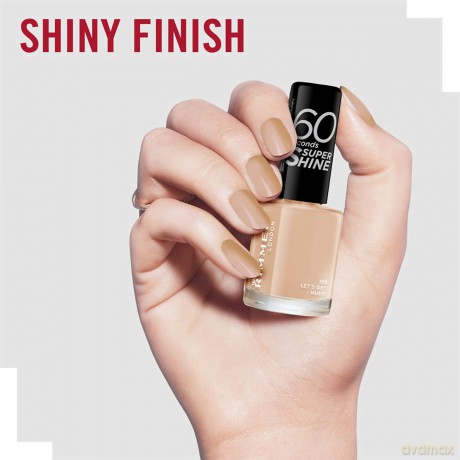 Rimmel Lakier do paznokci 60 Seconds Super Shine 8 ml 513 Let´s Get Nude