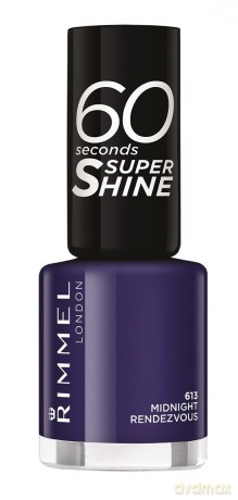 Rimmel Lakier do paznokci 60 Seconds Super Shine 8 ml 613 Midnight Rendezvous