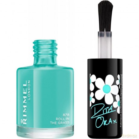 Rimmel Lakier do paznokci 60 Seconds Super Shine 8 ml 878 Roll In The Grass