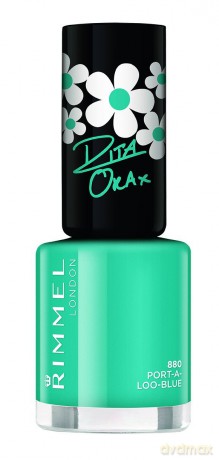 Rimmel Lakier do paznokci 60 Seconds Super Shine 8 ml 880 Port-A-Loo-Blue