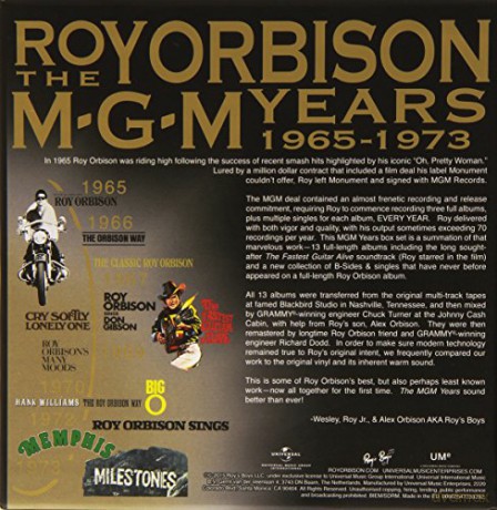Roy Orbison: The Mgm Years (Limited) [BOX] [13CD]