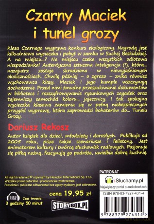 Czarny Maciek I Tunel Grozy - Dariusz Rekosz [AUDIOBOOK]