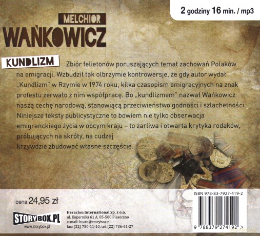 Kundlizm - Melchior Wańkowicz [AUDIOBOOK]