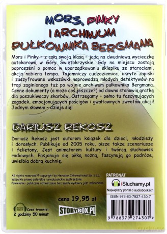 Mors, Pinky i archiwum pułkownika Bergmana - Dariusz Rekosz [AUDIOBOOK]