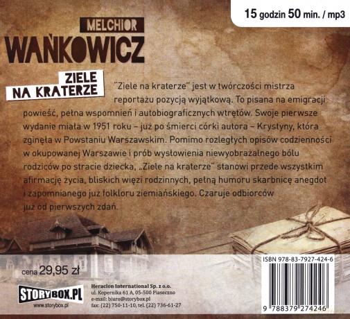 Ziele na kraterze - Melchior Wańkowicz [AUDIOBOOK]