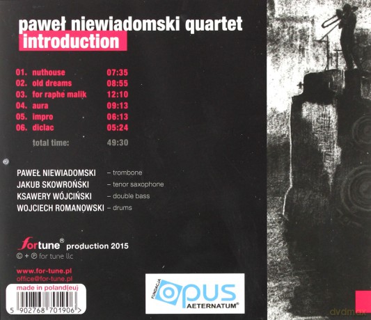 Paweł Niewiadomski Quartet: Introduction [CD]