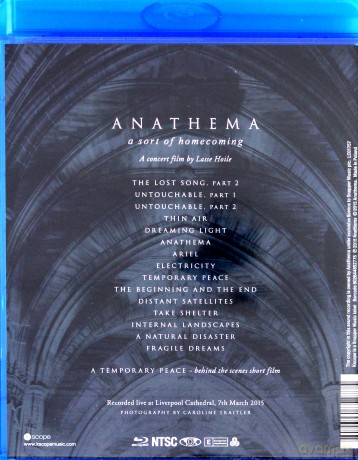 Anathema: A Sort Of Homecoming [Blu-Ray]