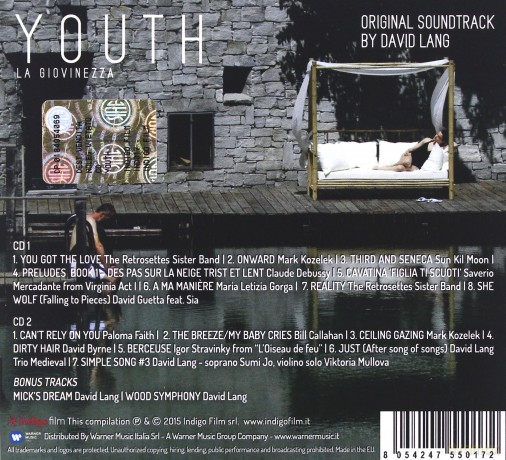 Youth - La Giovinezza [CD]