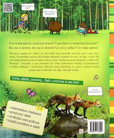 Atlas Przyrodniczy dla dzieci. Zwierzęta i rośliny Polski [KSIĄŻKA]