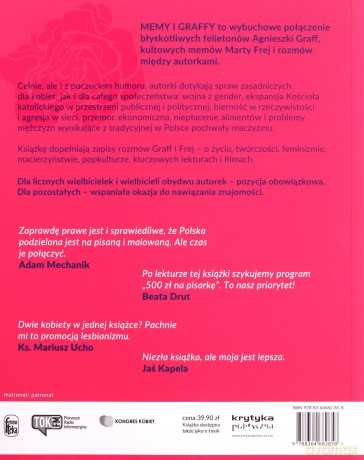 Memy i graffy. Dżender, kasa i seks - Agnieszka Graff, Marta Frej [KSIĄŻKA]