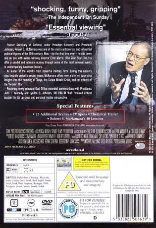 The Fog Of War / Mgły Wojny [DVD]