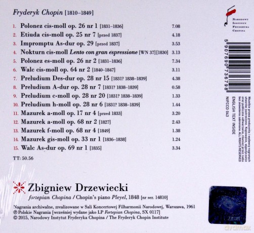 Zbigniew Drzewiecki: Chopin: Polonezy, Mazurki, Preludia. Zbigniew Drzewiecki Gra Na Fortepianie Chopina [CD]