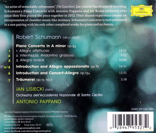 Jan Lisiecki: Schumann [CD]