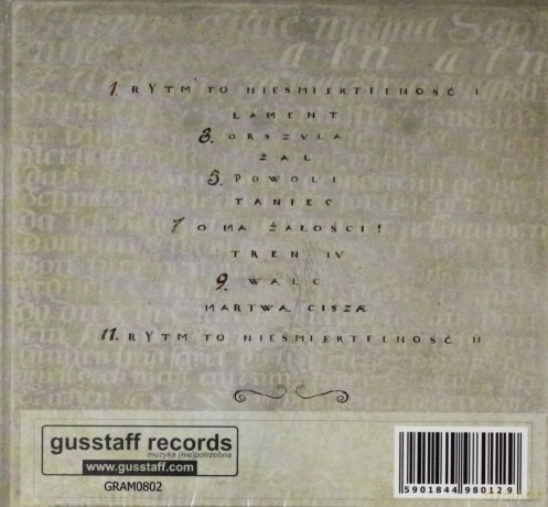 Jacaszek: Treny (digipack) [CD]