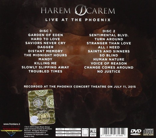 Harem Scarem: Live At The Phoenix (digipack) [2CD]+[DVD]