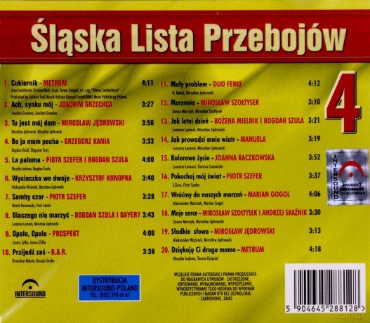 Śląska Lista Przebojów 4 [CD]