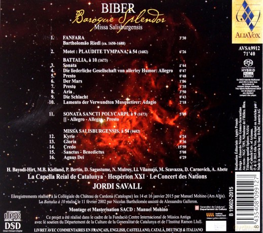 Biber: Baroque Splendor: Missa Salisburgensis [CD]
