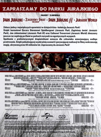Park Jurajski Kolekcja (Jurassic Park Kolekcja) [BOX] [4DVD]