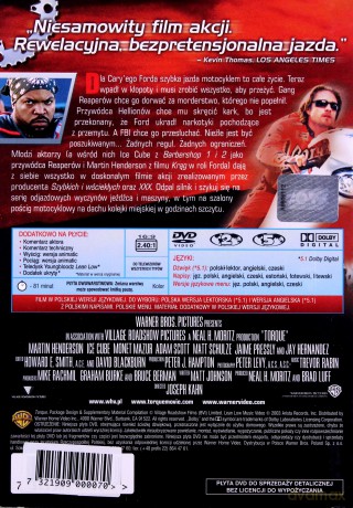 Torque. Jazda na krawędzi [DVD]