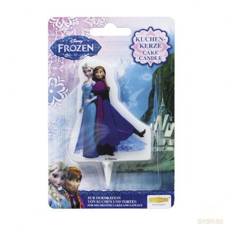 Anna i Elsa. Kraina Lodu. Świeczka tortowa
