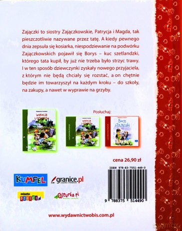 Borys i zajączki - Magdalena Zarębska (twarda) [KSIĄŻKA]