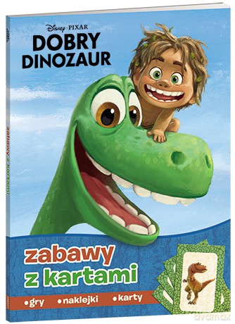Dobry dinozaur. Zabawa z kartami [KSIĄŻKA]