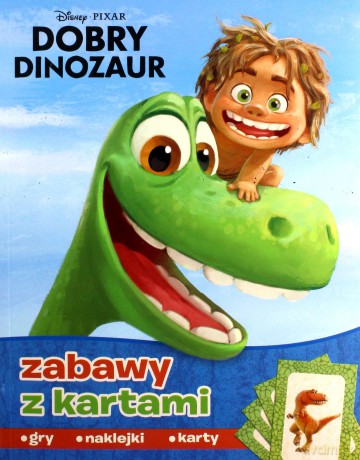 Dobry dinozaur. Zabawa z kartami [KSIĄŻKA]