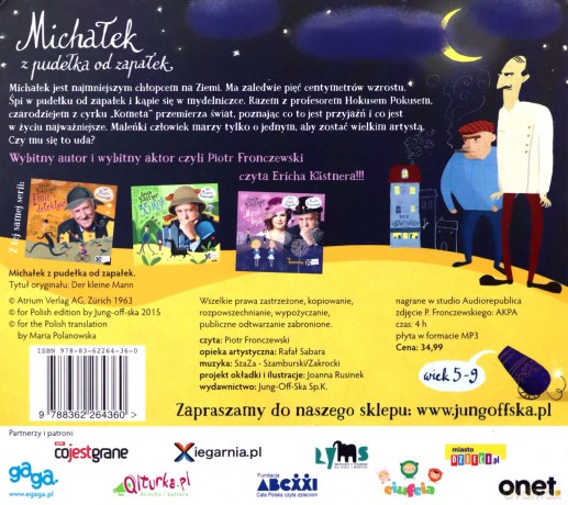 Michałek z pudełka od zapałek - Erich Kastner [AUDIOBOOK] [CD-MP3]