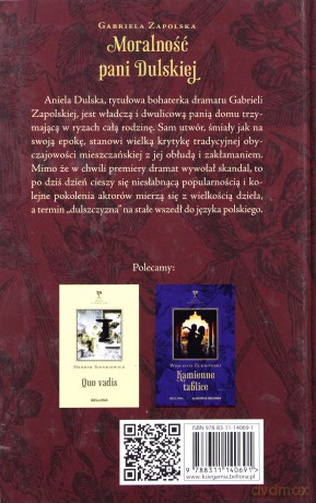 Moralność pani Dulskiej - Gabriela Zapolska (twarda) [KSIĄŻKA]