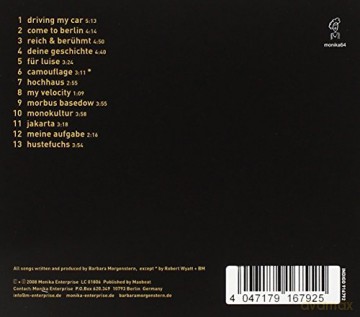 Barbara Morgenstern: Bm [CD]