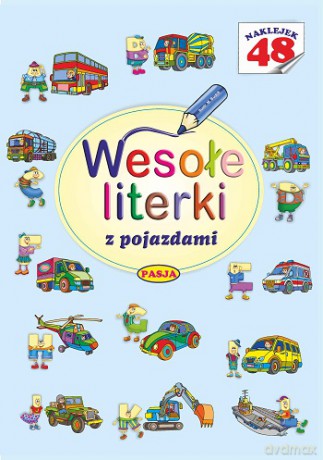 Wesołe literki z pojazdami - Mariola Budek [KSIĄŻKA]