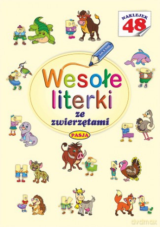 Wesołe literki ze zwierzętami - Mariola Budek [KSIĄŻKA]