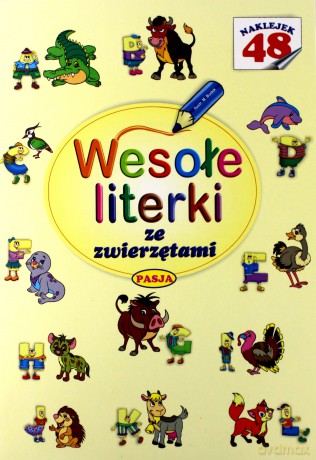 Wesołe literki ze zwierzętami - Mariola Budek [KSIĄŻKA]