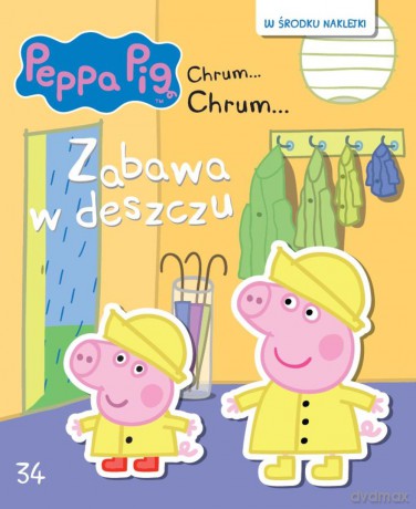Zabawa w deszczu. Świnka Peppa chrum chrum (Tom 34) [KSIĄŻKA]