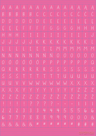 Blok kreatywny A4 z naklejkami Pastel