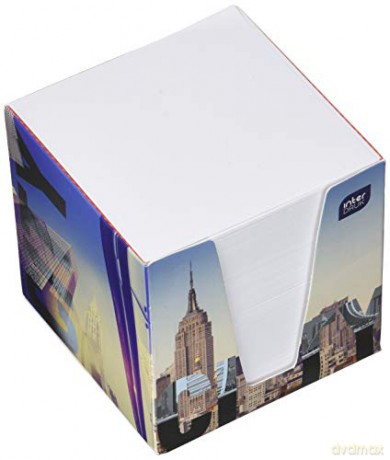 Kostka papierow biała 9x9x9 w kubiku