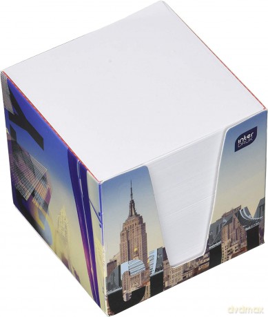 Kostka papierow biała 9x9x9 w kubiku