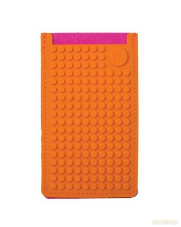 Pixelbags Etui uniwersalne na telefon fuksja - pomarańczowe
