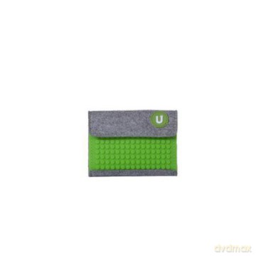 Pixelbags Portfelik szaro - zielony