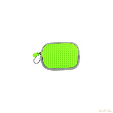 Pixelbags Saszetka szaro - zielone jabłuszko