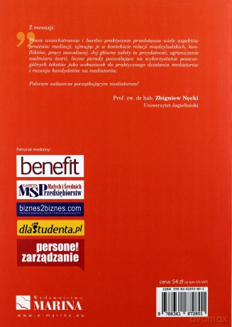Sztuka skutecznego prowadzenia mediacji i negocjac - Aleksandra Binsztoka [KSIĄŻKA]