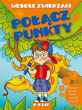 Wesołe zwierzaki - Połącz punkty [KSIĄŻKA]