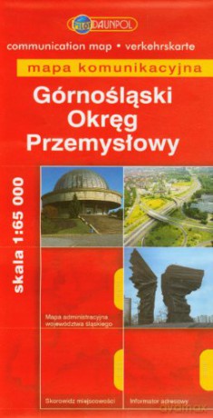 Mapa Komunik. EuroPilot. Górnośląski Okręg Przemysłowy