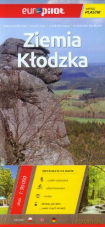 Mapa Turystyczna EuroPilot. Ziemia Kłodzka plastik
