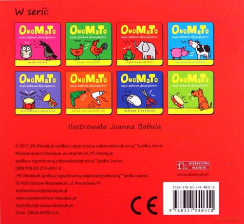 OnoMaTo czyli zabawa dźwiękami. Domowe przedmioty [KSIĄŻKA]